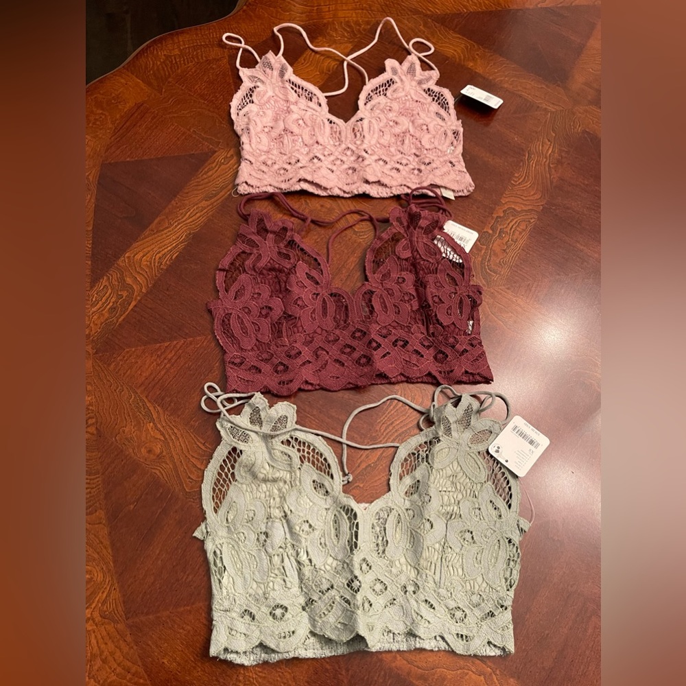 Free People Bras lot of 3 XS